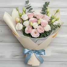 Букет цветов из:  Лизиантусы #REPLACE_PRED# Молоди