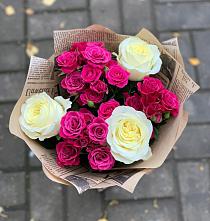 Букет цветов из:  Розы #REPLACE_PRED# Молоди