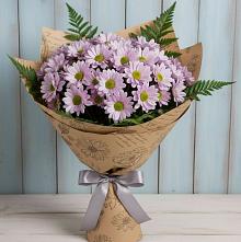 Букет цветов из:  Хризантемы #REPLACE_PRED# Молоди