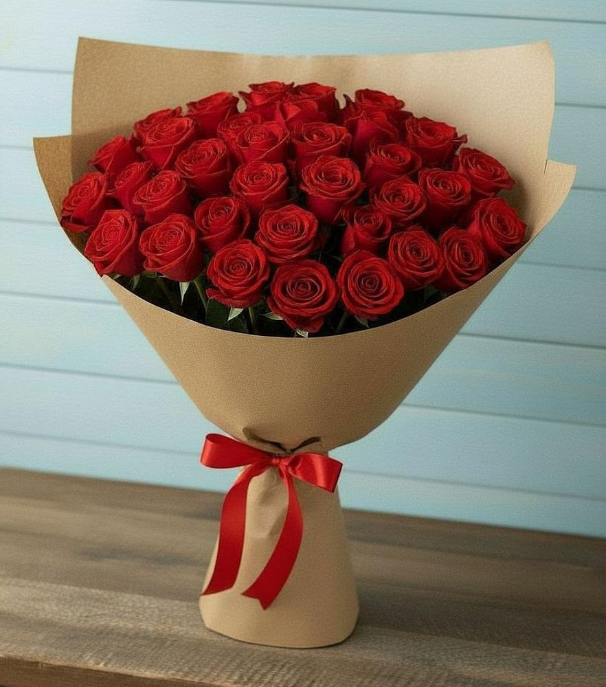 Букет Красные розы Милано в Молоди