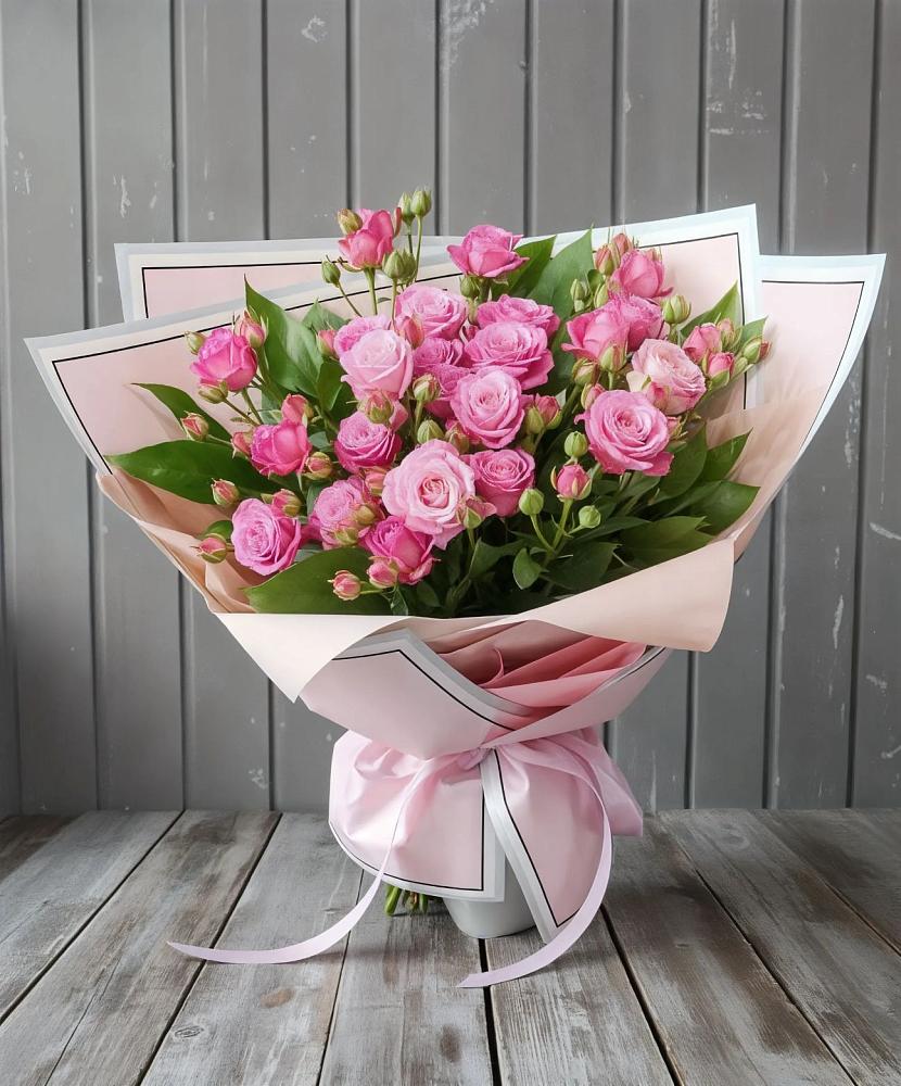 Букет Розовый кустик в Молоди