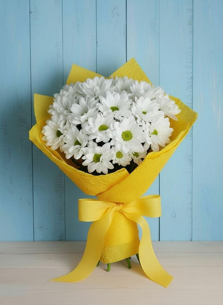 Букет цветов из: Хризантемы в Молоди