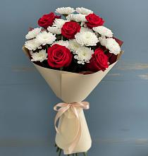 Букет цветов из:  Розы и Хризантемы в Молоди