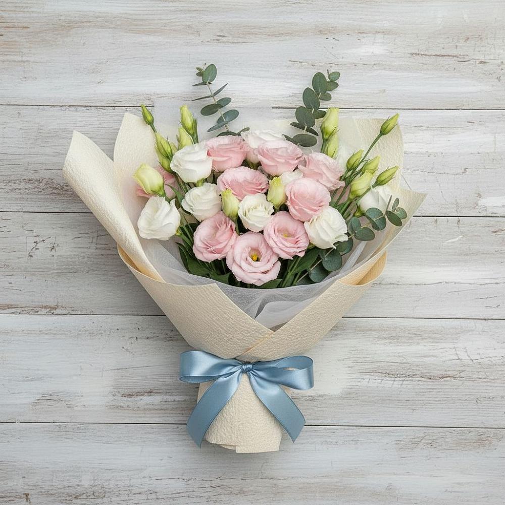 Букет цветов из: Лизиантусы в Молоди